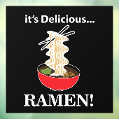 Ramen Het is een heerlijk Ramen Restaurant Raamsticker (Vel 3)