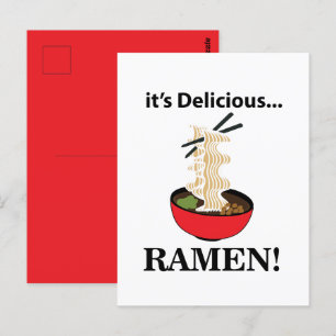 Ramen Het is een heerlijke Ramen Briefkaart