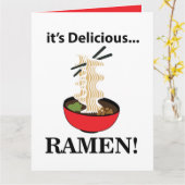 Ramen Het Is Lekker Kaart (Gele Bloem)