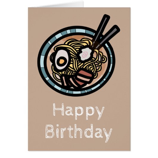 Ramen houdt van schattig Japans (Voorkant)