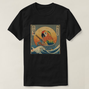 Ramen Japan Funny Kawaii baby papegaai Anime T-shirt
