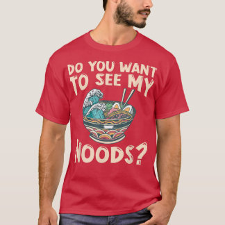 Ramen Japan Kawaii Noodle Bowl Pun Kanagawa Wave 1 T-shirt