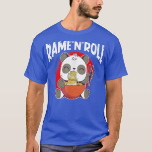 Ramen Japan Kawaii Noodle Bowl Pun Panda T-Shirt