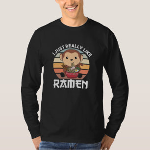 Ramen Japanners noedels snotaap eten ramen T-shirt