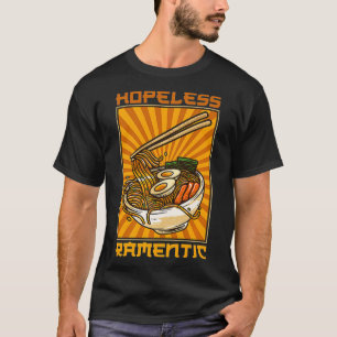 Ramen Japans noedels Voedsel Ramen Hopeless Rament T-shirt