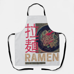 Ramen Japanse Noodle Anime Vintage Schort