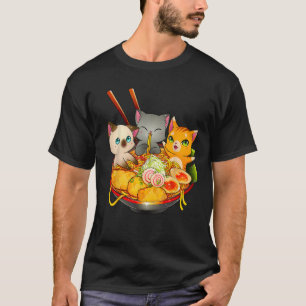 Ramen Kat Kawaii Neko Anime Otaku Katten Japans Ne T-shirt