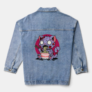 Ramen Kat Zombiekat Denim Jacket