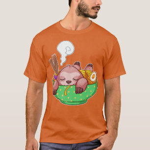 Ramen Kawaii Sloth Anime Otaku Japanse Noodels193 T-shirt
