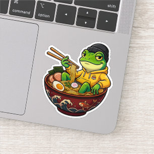 Ramen Kikker Sticker