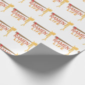 Ramen Life Japans voedsel grappig student Gift Ide Cadeaupapier (Hoek)