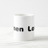 Ramen Lover - Black Writing Coffee Mug (Centre)