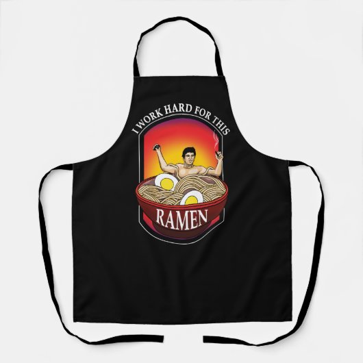 Ramen Lover Gangster Schort (Voorkant)