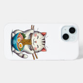 Ramen loving cat Case-Mate iPhone case (Achterkant (horizontaal))