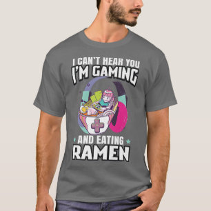 Ramen Merch voor gamersjapanese noodlesramen Anime T-shirt