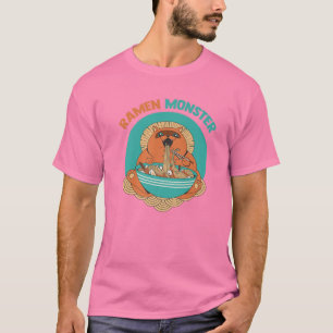 Ramen Monster - Dierdieren - Kat Japanse Aesth T-shirt