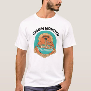 Ramen Monster - Dierdieren - Kat Japanse Aesth T-shirt