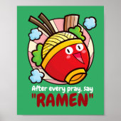  "Ramen" na te bidden Poster (Voorkant)