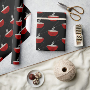 Ramen Noedels Aziatische Bowl Feest Cadeaupapier