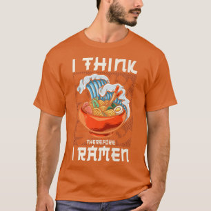 Ramen noodle Bowl houdt van Japanse Kawaii Wave I T-shirt