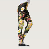 Ramen Noodle Bowl imprimé yoga leggings (Droite)