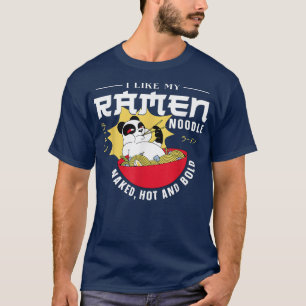 Ramen Noodle Bowl Love Japans Kawaii Panda I Lik T-shirt