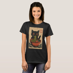 Ramen Noodle Eating: T-shirt voor vrouwen
