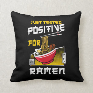 Ramen noodle heeft net positief getest op Ramen Bo Kussen