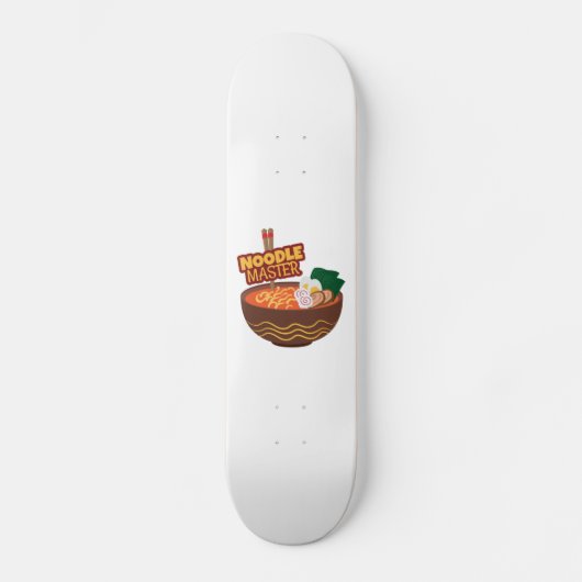 Ramen Noodle Master Funny Japanese Gift Idee Skateboard (Voorkant)