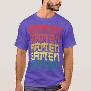 Ramen Noodle Retro Love Japanse Ramen 251 T-shirt