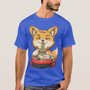 Ramen Noodle Soup Manga Fox 2519 T-shirt