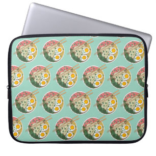 Ramen Noodles Bowl Japans restaurant Foodie Laptop Sleeve