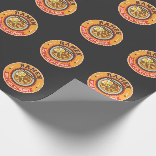 Ramen Noodles Bowl Japanse Food Asian Foodie Cadeaupapier (Hoek)