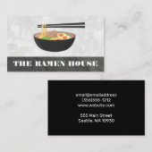 Ramen Noodles | Chopstick Visitekaartje (Voorkant / Achterkant)