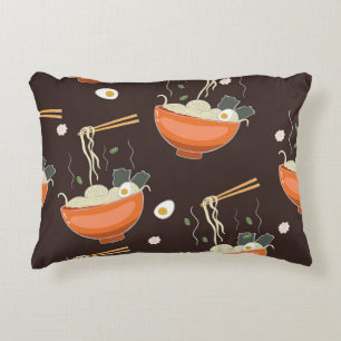 Ramen Noodles:  graphics Accent Kussen