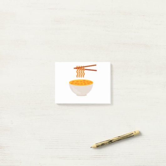 Ramen Noodles Post-it® Notes (Op bureau)