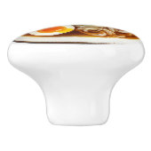 Ramen Noodles Soup with Eggs Keramische Knop (Zijkant)