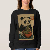 Ramen Nourriture des nouilles : Panda sweatshirt f (Devant)