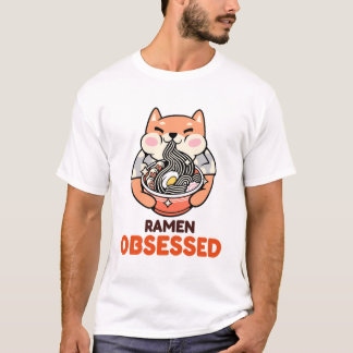 Ramen Obsessed Asian Recipe T-shirt