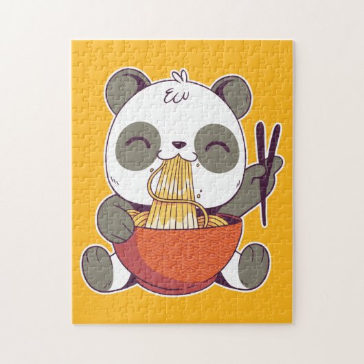 Ramen Panda Cute Legpuzzel (Verticaal)