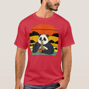 Ramen Panda eet noedels Funny Cute Anime Noodle T-shirt