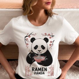 Ramen Panda Noodle Liefhebber T-shirt