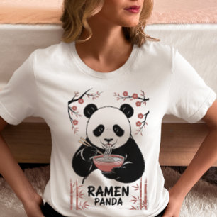 Ramen Panda Noodle Liefhebber T-shirt