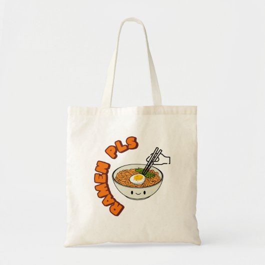 Ramen PLS Boodschappentas Tote Bag (Voorkant)