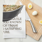 Ramen schets van CallisC Arts Theedoek (Quarter Fold)