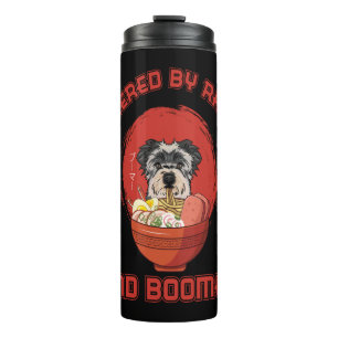 Ramen Sushi Boomer Hond T-shirt Thermosbeker