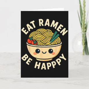 Ramen T-shirts Kawaii Stijl Grappige Japanse Anime Kaart