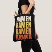 Ramen tekst ontwerp draagtas (Dichtbij)
