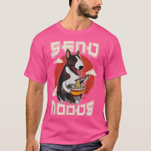 Ramen Terrier Dog Noodles Japan Cuisine 1453 T-shirt