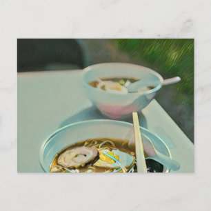 Ramen verjaardagscadeau briefkaart